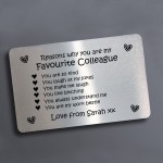 Colleague Birthday Christmas Gift Chance Made Us Personalised