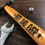 Dad Engraved Hammer BEST DAD Christmas Gifts For Dad Novelty