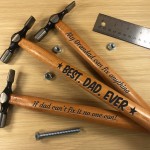 Dad Engraved Hammer BEST DAD Christmas Gifts For Dad Novelty