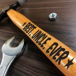 Engraved Hammer BEST UNCLE Christmas Gift Idea For Uncle