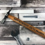 Happy Retirement Novelty Engraved Hammer Gift For A Friend