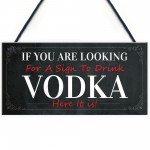 Funny Vodka Sign For Home Bar Novelty Bar Decor Sign Alcohol