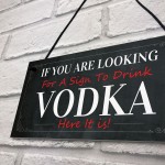 Funny Vodka Sign For Home Bar Novelty Bar Decor Sign Alcohol