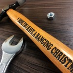 Funny Christmas Engraved Hammer Gift For Men Novelty Gift Idea