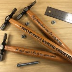 Funny Christmas Engraved Hammer Gift For Men Novelty Gift Idea