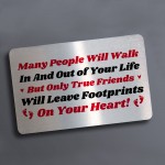 Thank You Gift For Best Friend Metal Wallet Insert Birthday Xmas