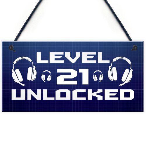21st Birthday Gifts For Gamer Funny Gaming Sign For Games Room