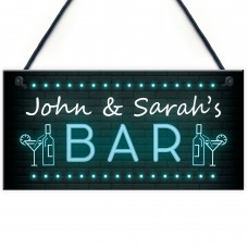 Home Pub Bar Personalised Sign Plaque For Man Cave Garden Bar