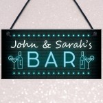 Home Pub Bar Personalised Sign Plaque For Man Cave Garden Bar