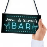 Home Pub Bar Personalised Sign Plaque For Man Cave Garden Bar