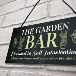 Novelty Garden Bar Hanging Decor Sign For Home Bar Garden Shed