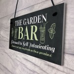 Novelty Garden Bar Hanging Decor Sign For Home Bar Garden Shed