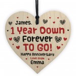 Personalised 1 Year Anniversary Gifts For Boyfriend Girlfriend