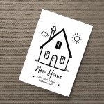 New Home Print Gift For Couple Personalised Home Gift