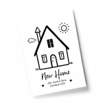 New Home Print Gift For Couple Personalised Home Gift
