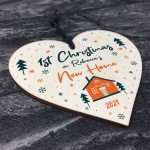 1st Christmas In New Home Bauble Personalised ANY NAME Decor