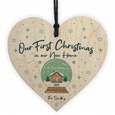 First 1st Christmas In Our New Home Personalised Xmas Decor