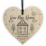 Personalised House Warming Gift Our New Home Gift With Name