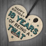 Funny 18th Birthday Heart Rude Birthday Gift For Son Brother