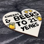 21st Birthday Cheers And Beers Funny Birthday Gift For Son