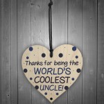 Worlds Coolest Uncle Novelty Christmas Gift For Uncle Birthday