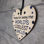 Worlds Coolest Uncle Novelty Christmas Gift For Uncle Birthday