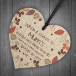 Gift For Mum Wooden Heart Birthday Christmas Mum Gift