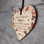 Gift For Mum Wooden Heart Birthday Christmas Mum Gift