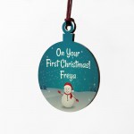 On Your First Christmas Bauble ANY NAME Personalised Decoration