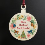 Personalised Merry Christmas Gift For Nan Grandad Mum Dad Auntie