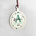 Baby 1st First Christmas Bauble Personalised Tree Decoration