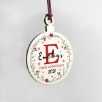 Baby 1st First Christmas Bauble Personalised Hanging Tree Decor