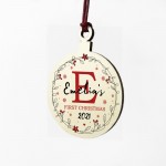 Baby 1st First Christmas Bauble Personalised Hanging Tree Decor