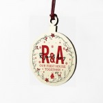 Personalised Initial First Christmas New House Together Bauble