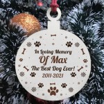Personalised Memorial Gift For Pet Wooden In Memory Decoration