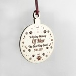 Personalised Memorial Gift For Pet Wooden In Memory Decoration