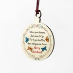 Inspirational Gift Best Friend Christmas Gift Hanging Bauble