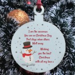 Wishing You The Best Christmas Tree Decoration Gift For Family