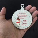 Wishing You The Best Christmas Tree Decoration Gift For Family