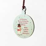 Wishing You The Best Christmas Tree Decoration Gift For Family