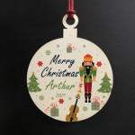 New Baby Gift Wooden Bauble Hanging Tree Decoration Son Gift