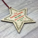 ERSONALISED Gift For Teaching Assistant Christmas Hanging Bauble