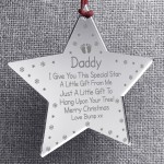 Daddy To Be  Gift Engraved Star From Bump Gifts Christmas Gift