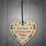 Personalised Dog Bauble Puppy Ornament First Christmas Decor