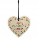 1st Christmas Decoration PERSONALISED Hanging Bauble Daughter