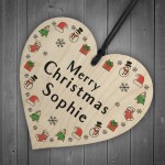 Babys First Christmas Personalised ANY NAME Merry Christmas Gift