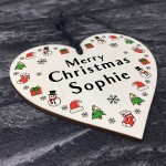 Babys First Christmas Personalised ANY NAME Merry Christmas Gift