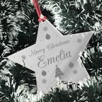 Personalised Christmas Bauble For Daughter Son Acrylic Decor