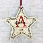 First Christmas Bauble Personalised Tree Decoration Daughter