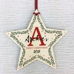 First Christmas Bauble Personalised Tree Decoration Daughter